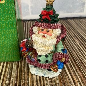Vintage 1995 Crinkle Claus Figurine by Possible Dream # 659010 Italian Santa